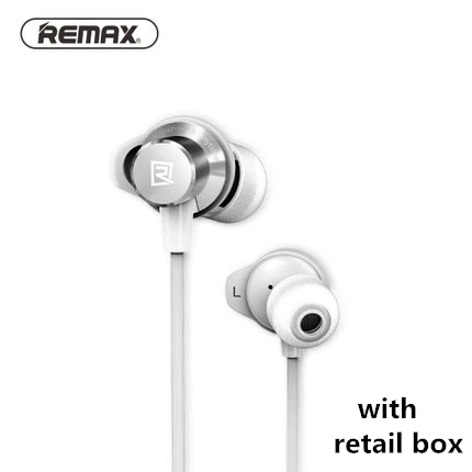 Remax S7 Bluetooth 4,1 спортивные металлические hifi наушники с магнитной адсорбцией для iphone 5s 6 7 plus, наушники, гарнитура для смартфона - Цвет: White with box