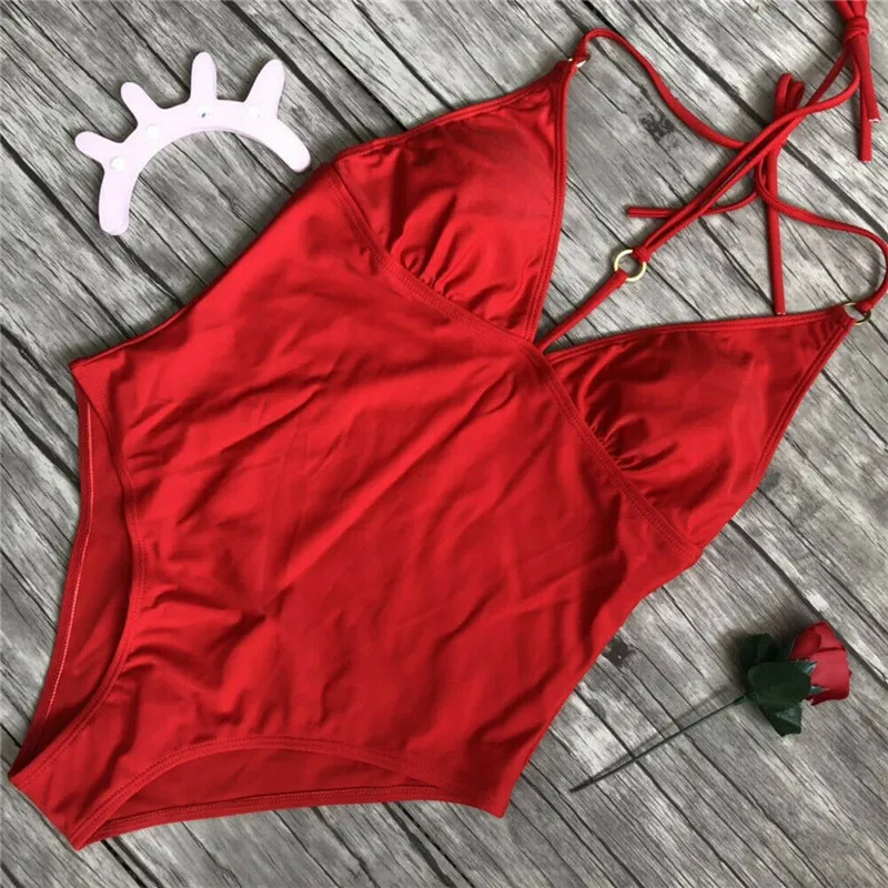 2XL размера плюс цельный купальник с леопардовым принтом Женский бандажный