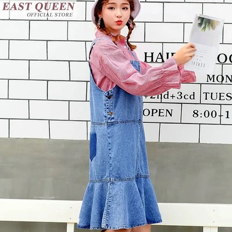 

Casual sundress summer dress off shoulder new arrival 2018 sundress women summer denim dresses sundress women dres FF242 A