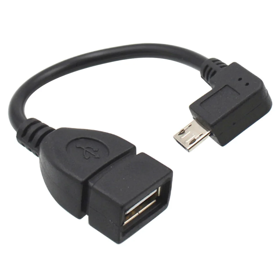 Perlinta Micro USB к OTG адаптер 90 градусов папа USB2.0 Женский кабель для Samsung Xiaomi LG Huawei|usb male