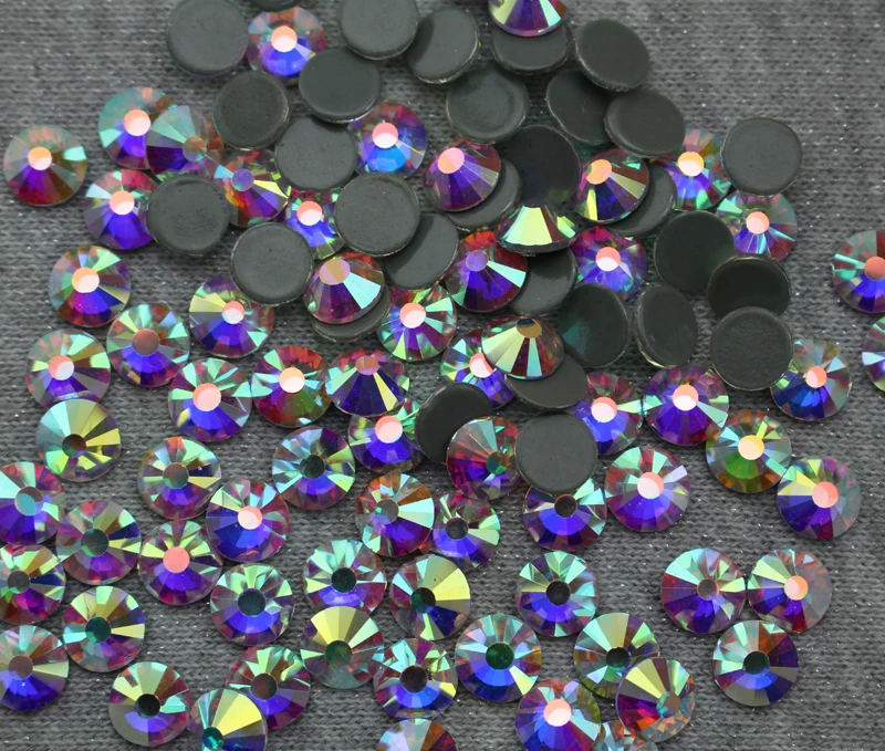 Исправление высочайшего качества стразы с плоской спинкой! Super Shine ss6 ss10 ss16 ss30 ss20