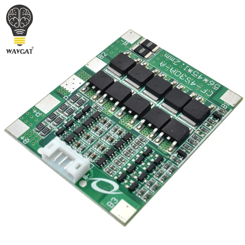 WAVGAT 4S 30A 14 8 V литий ионная батарея 18650 BMS пакеты Щит защиты печатной платы баланс