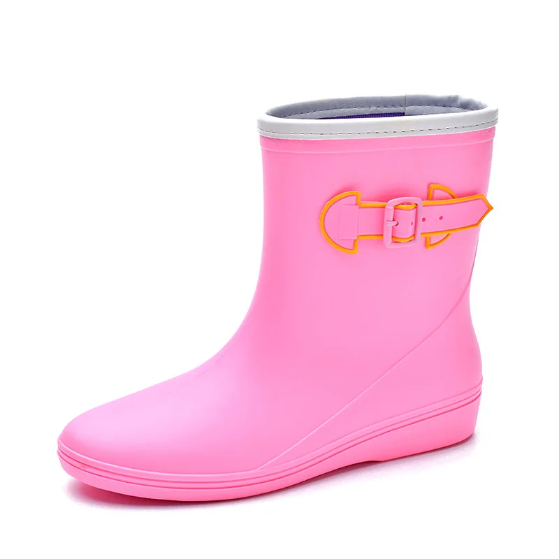 Aleafalling/Модные непромокаемые сапоги водонепроницаемая обувь на плоской подошве