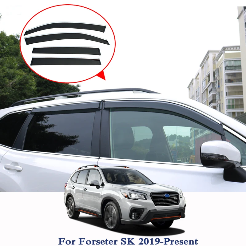 Для Subaru Forester SK 2019 Авто Стайлинг навесы укрытия 4 шт./лот козырьки для окна Защита