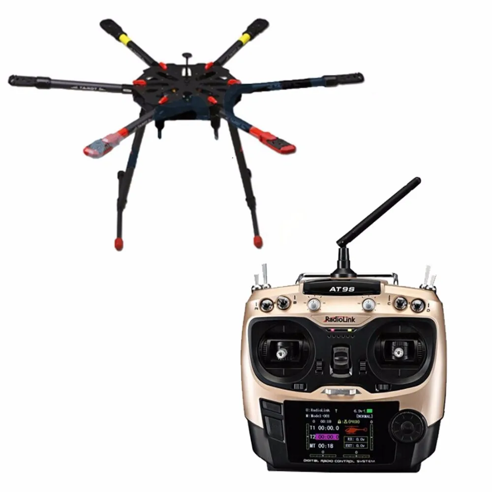 Полный комплект gps дрона Hexacopter летательных аппаратов Таро X6 6 осевой Контроллер