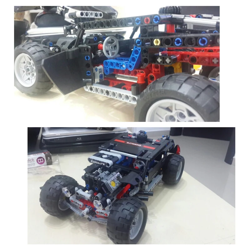 Decool 3340 Модель Строительство комплекты Совместимость с lego city автомобиль hummer супер