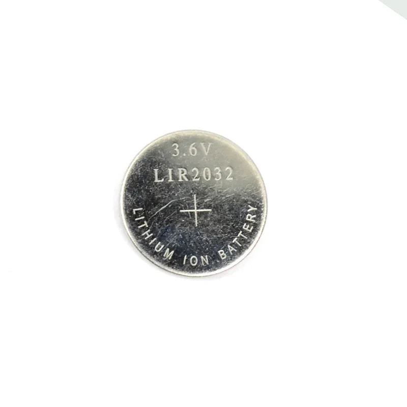 New! 20 шт./лот LIR2032 3.6 В Li on Аккумуляторная Кнопка Круглая Батарея Может Заменить