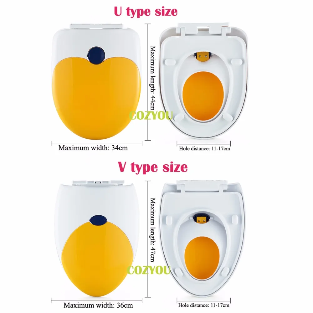 Двухслойное сиденье для унитаза детей и взрослых двойная крышка 7 цветов
