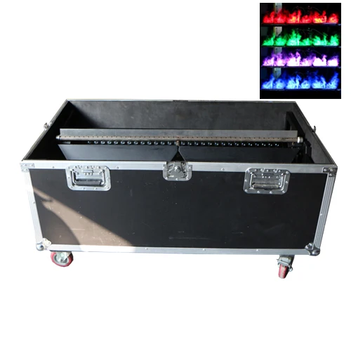 للبيع Gigertop رحلة حالة ضباب وهمية لهب آلة DMX التحكم RGB F10 Led اللون للماء مصباح عالية سرعة المياه الضباب تنتج 110/220V