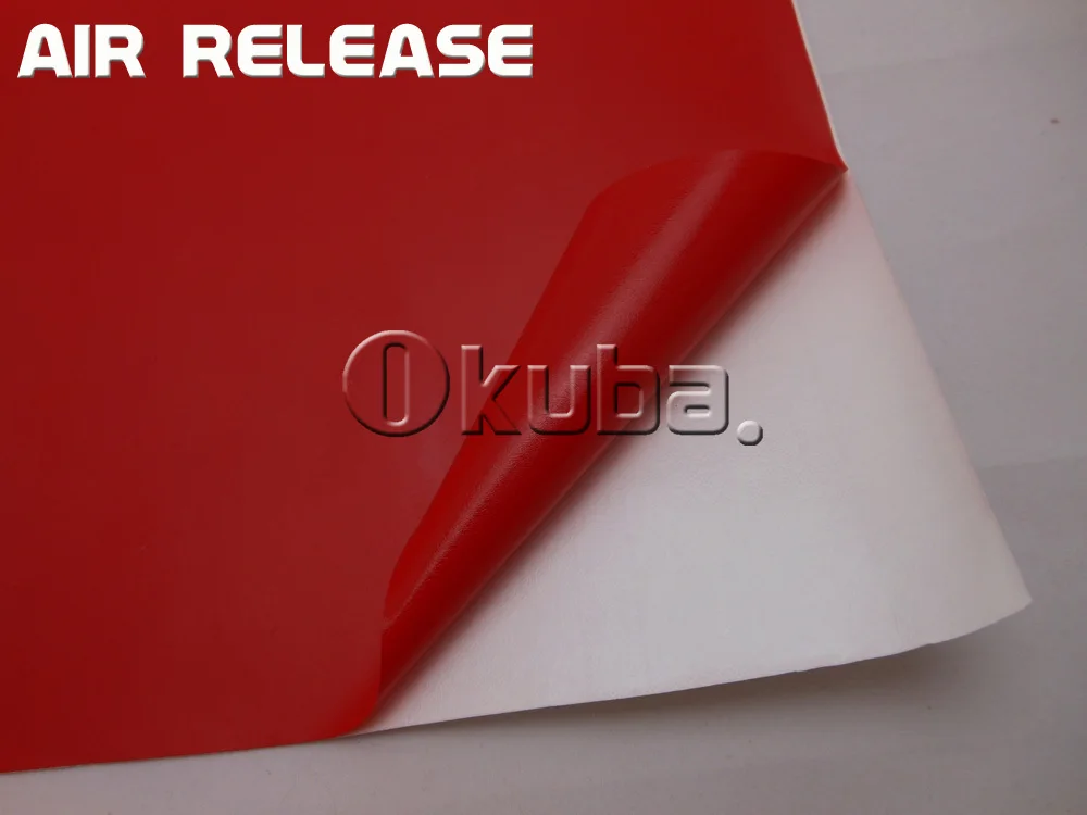 Темно красная матовая виниловая пленка для автомобиля пинг синкера 1 52*30