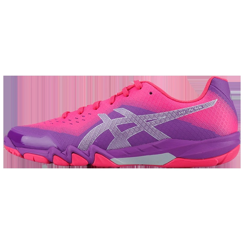 Натуральная ASICS бадминтон обувь Для женщин Zapatillas Deportivas анти-скользкой дышащий