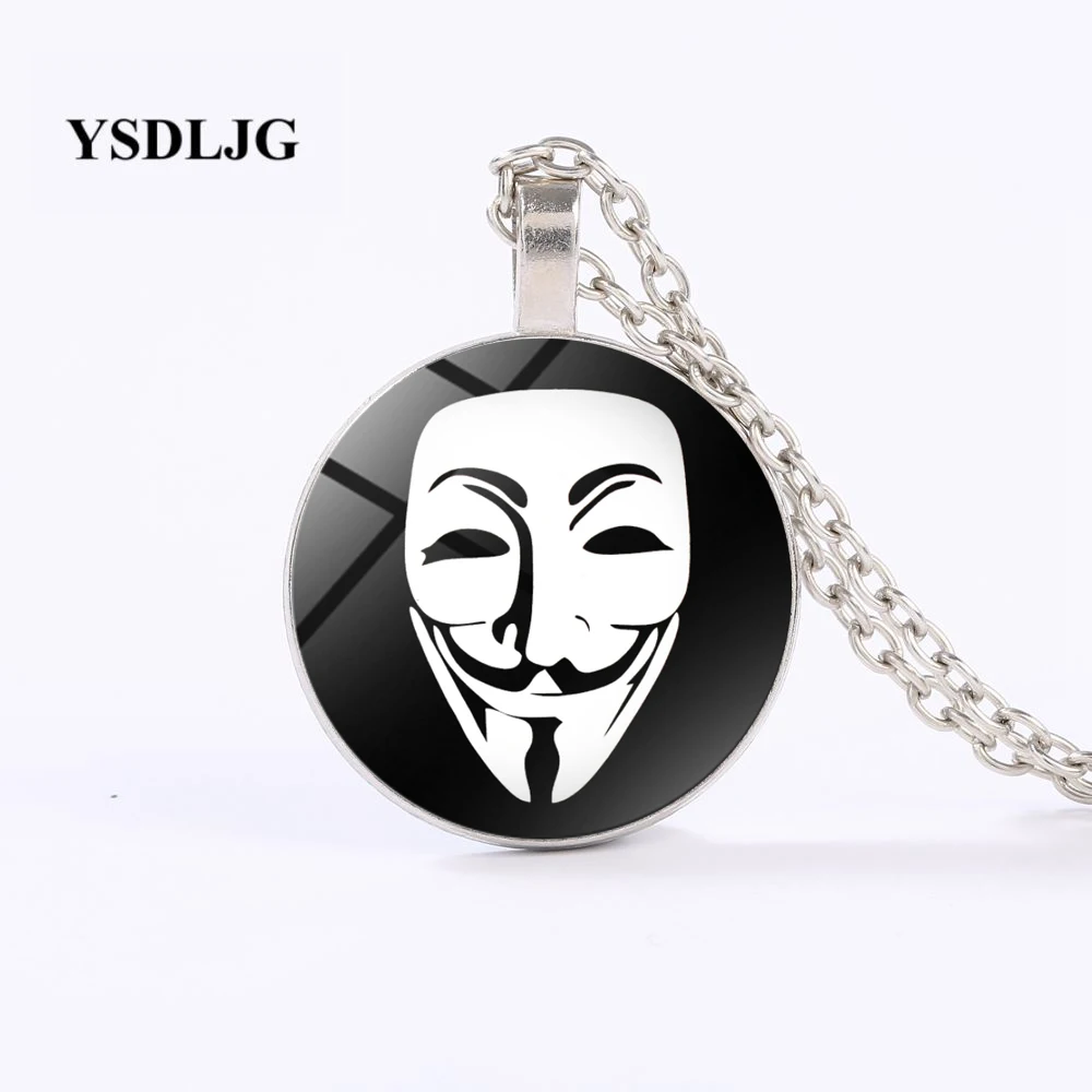 GDRGYB Anonymous 99% ожерелье Маска Гая Фокса символ V для вендетты классный подарок