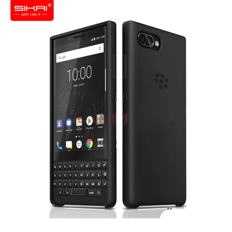Оригинальный чехол из натуральной кожи для Blackberry KEY2 Бизнес Флип-сумка и мягкий