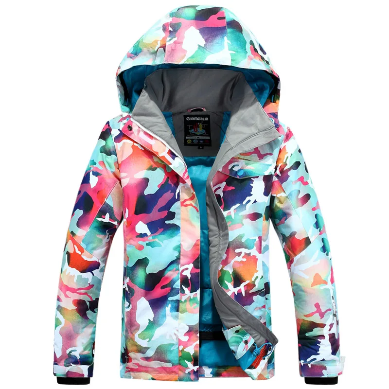 Новинка 2017 года женские лыжный костюм зимняя спортивная куртка campera