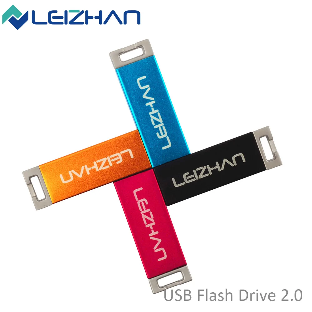 LEIZHAN флэш накопитель с реальной емкостью 32 ГБ usb 2 0 8 16 64 память флешка флешка|USB