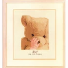 Медведь рождения мультфильм дети Спальня декоративный штампованный ткани пустой ткань вышивка крестиком Наборы вышивка крестом картины набор сделай сам