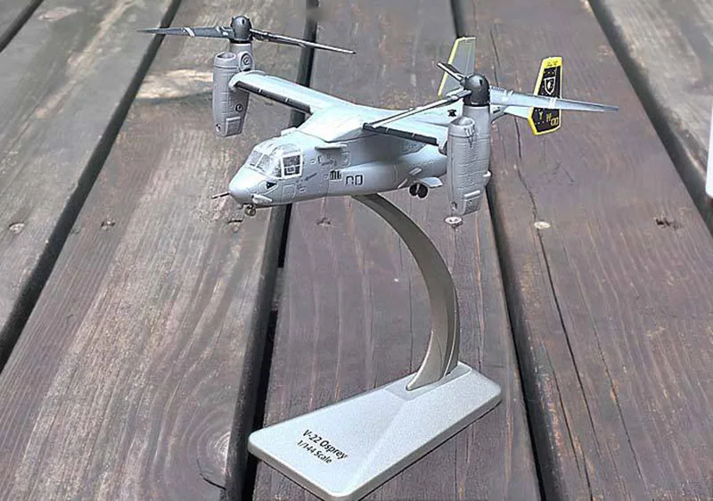 Подарок для мальчиков 1:144 V22 Osprey вращающийся вертолет с поворотным крыльем модель