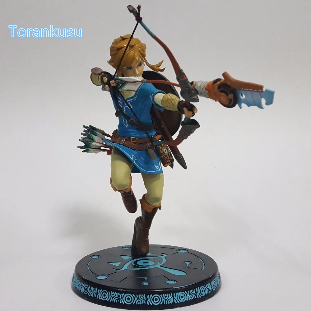 Zelda фигурка игры Легенда ссылка дыхание диких Коллекционная модель игрушки Brinquedos 32 см LZ02 Аниме фигурки