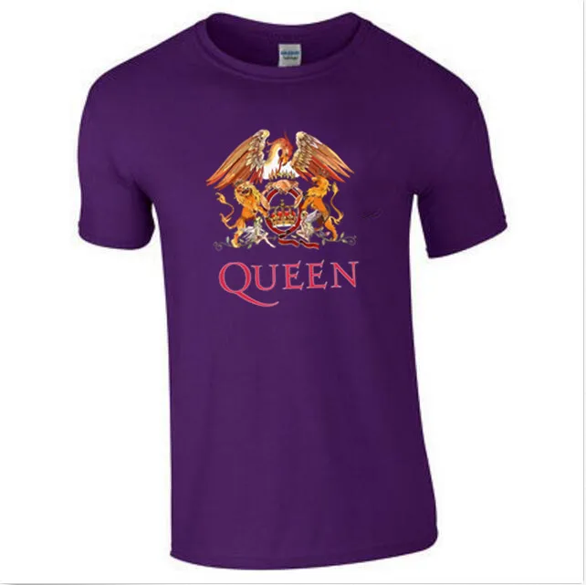 Мужская футболка с логотипом Queen Crest Mercury Rock унисекс 2019|Мужские футболки| |