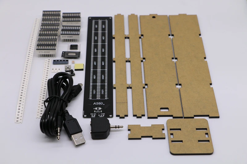 60led digital Level Meter Audio LED Display Spectrum Analyzer For AMP KTV |