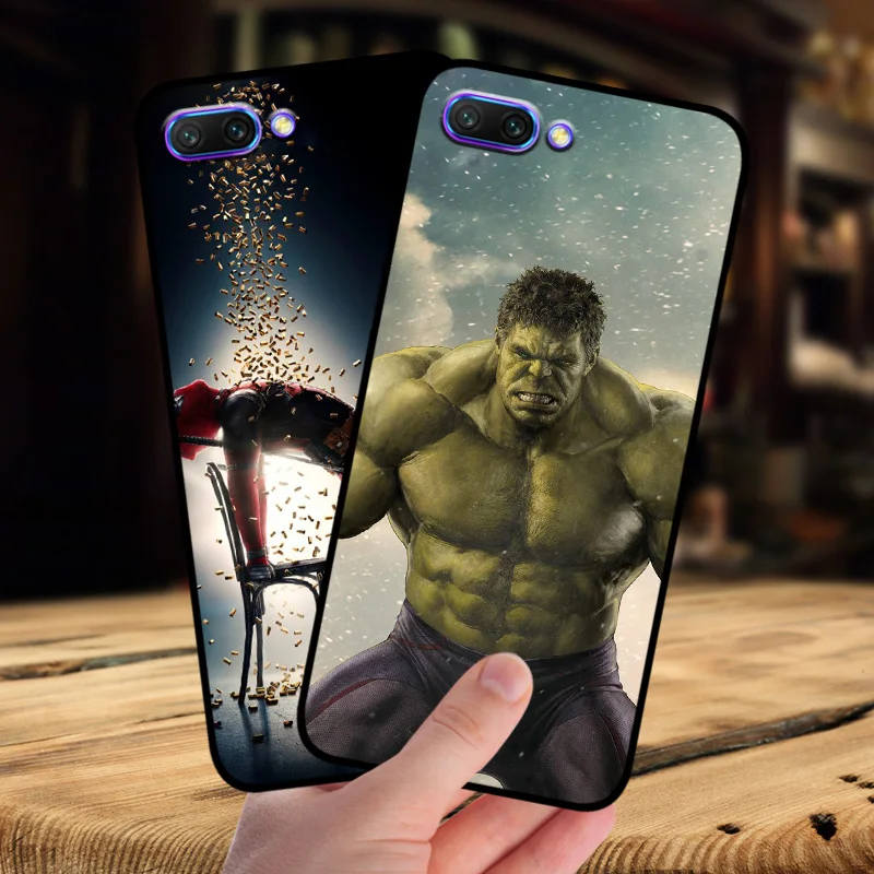 Mosirui для huawei Honor 10 чехол Marvel hero Дэдпул Человек-паук Черная пантера Халк