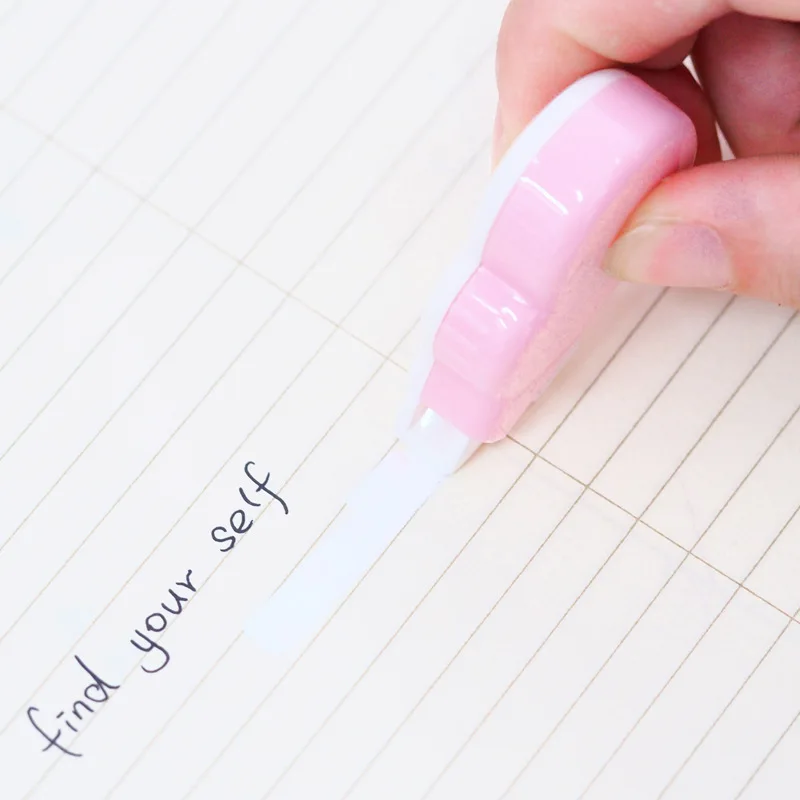 

4 set/Lot Color candy body correction tapes 5mm corrective tapes for paper fax Stationery Office tools School supplies EJ329