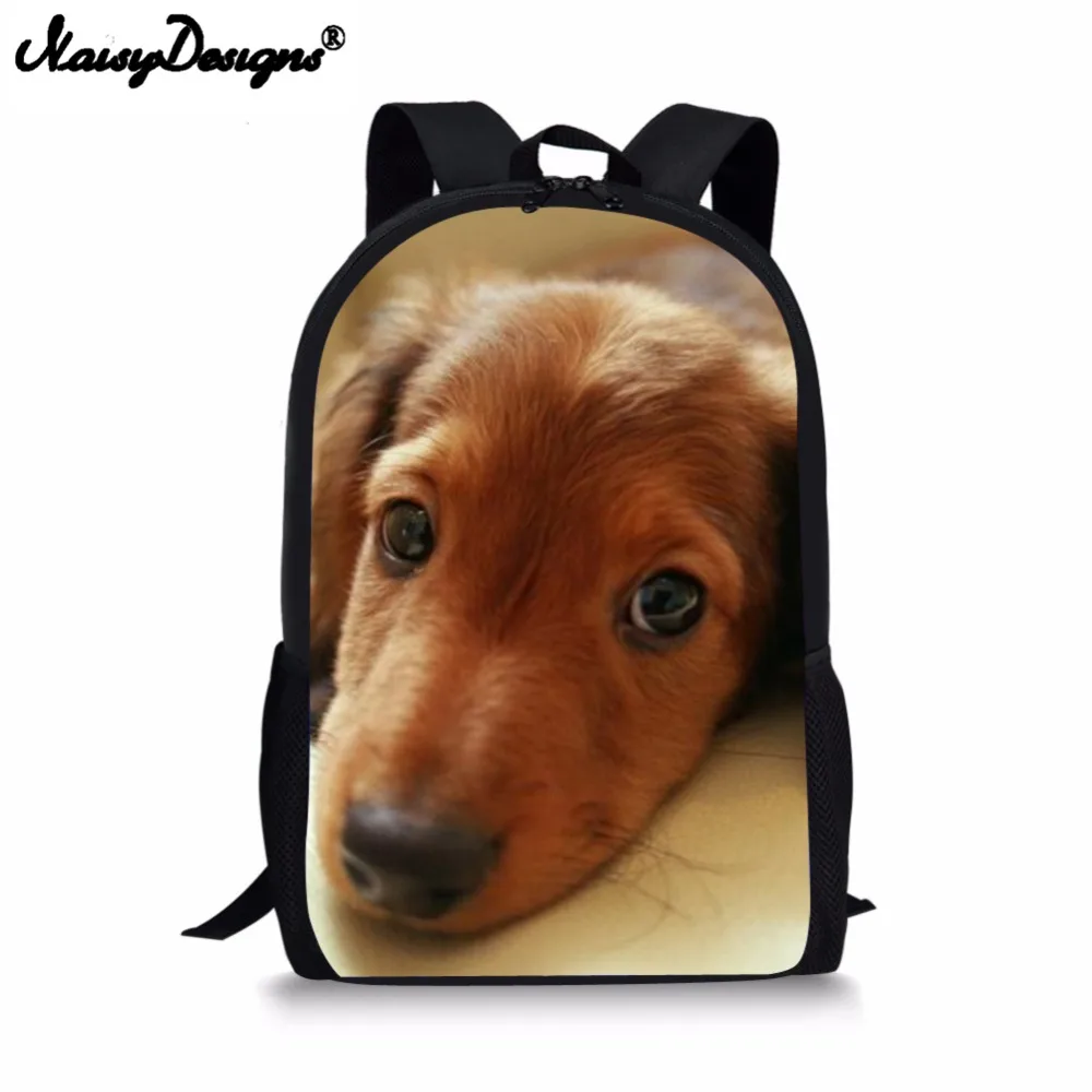 2019 Fashion 3PCS Sets Women Backpack Set Dachshund Print Ladies School Backpacks Crossbody Bag Pencil Pack For Girl Laptop Male|Мужские