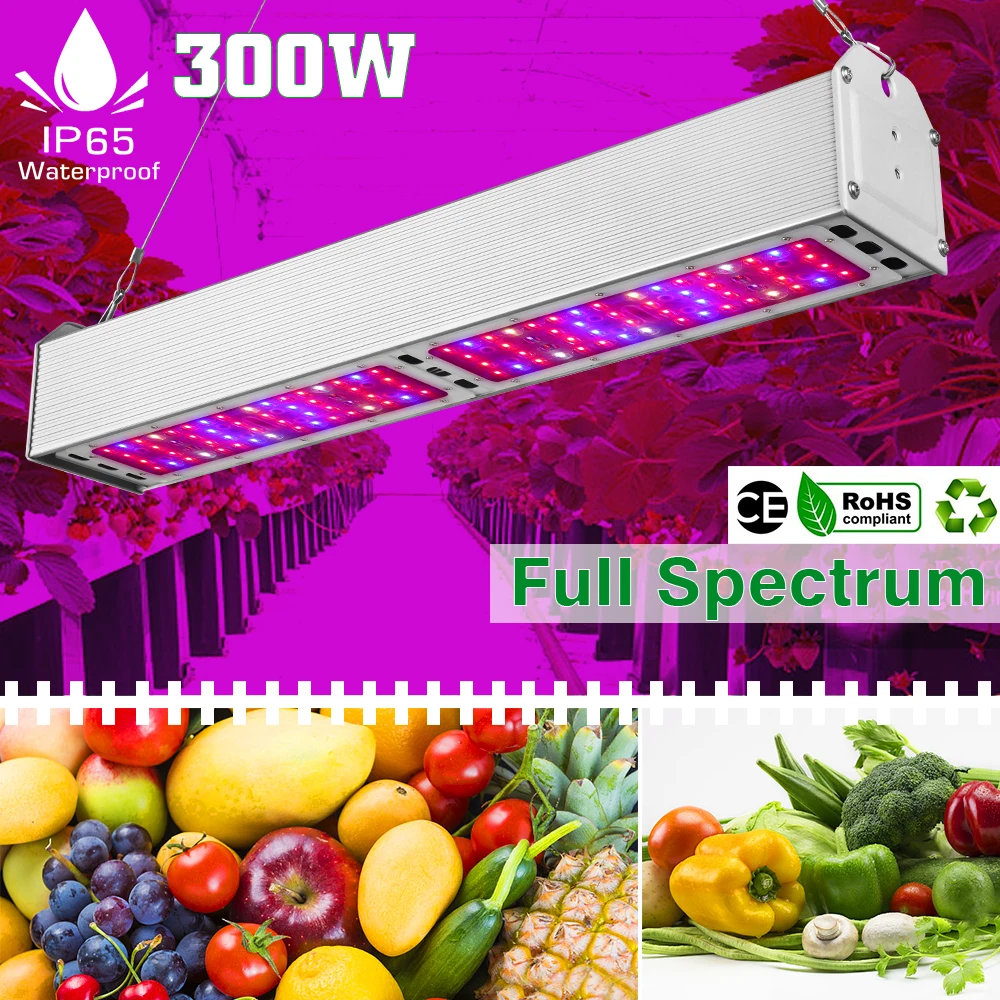 Водонепроницаемый 150/300/450/600/750W светодиодный Grow светильник полный спектр для комнатных растений парниковых Vegs цветы для выращивания гидропоники лампа