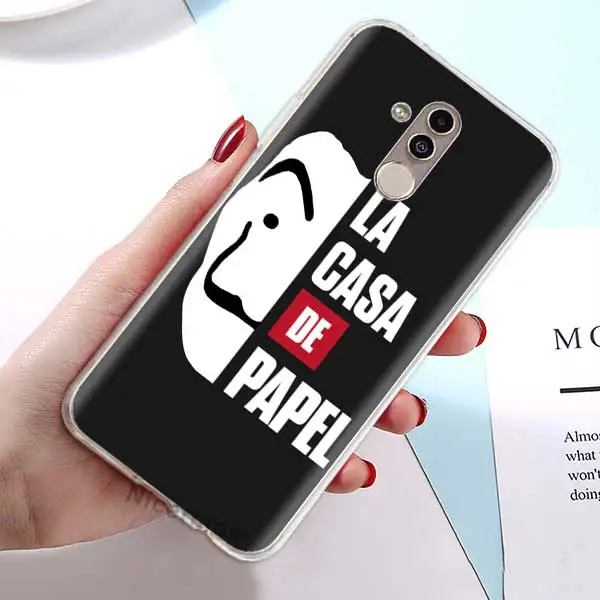 15 ТПУ силиконовый чехол для huawei P30 P20 Pro P10 P9 Lite mate 10 20 Lite 20 10 Pro Чехол из фильма La Casa De Papel мягкий прозрачный чехол - Цвет: 15