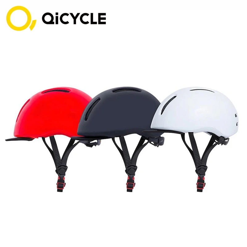 Оригинальный Xiaomi Mijia Qicycle защитный шлем EPS Регулируемая дышащая вентиляция
