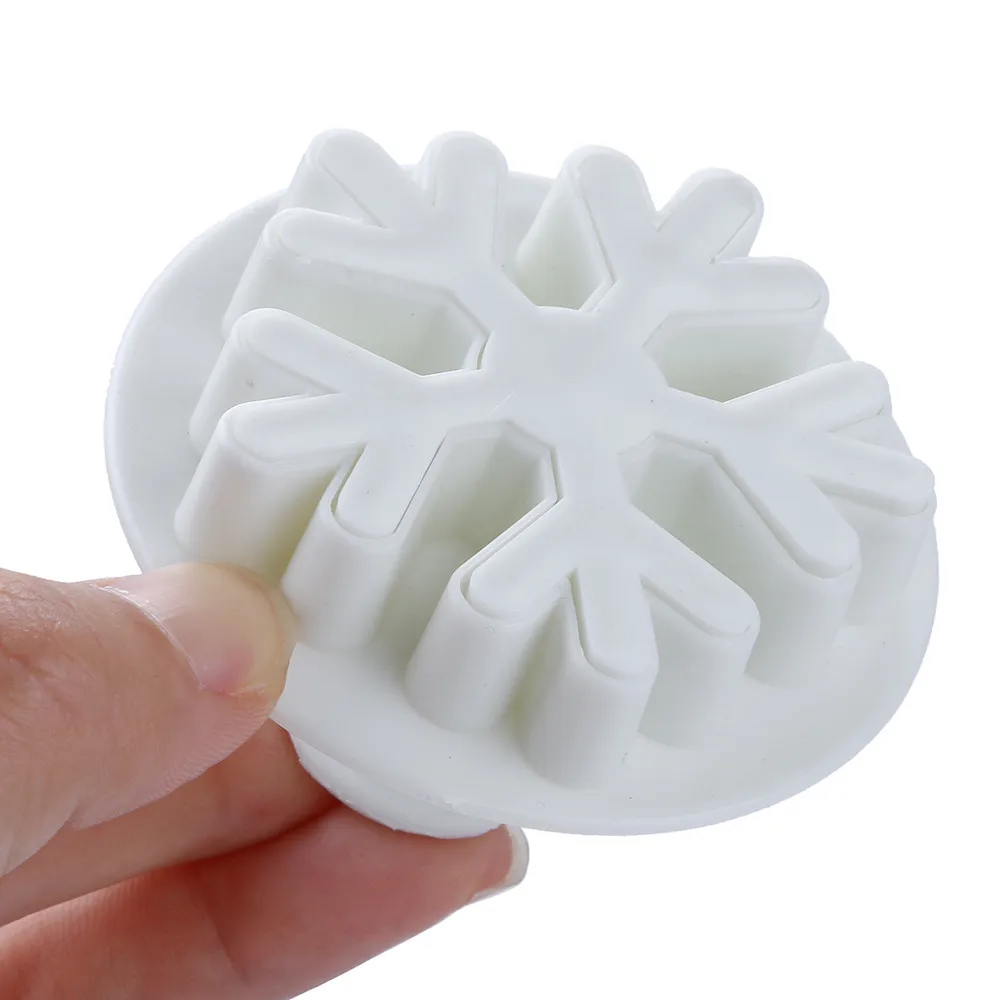 3 шт./компл. Снежная Форма Цветка Торт Помадка украшения печенья плунжерная форма