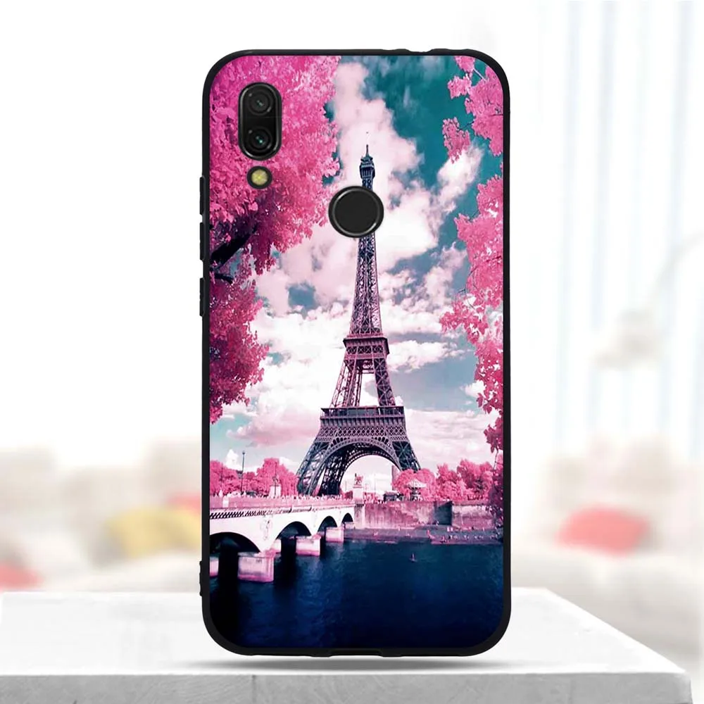Чехол для телефона Xiaomi Redmi 7, мягкий силиконовый чехол из ТПУ с милым рисунком кота для Xiaomi Redmi 7, чехол для Xiomi Redmi 7, чехол