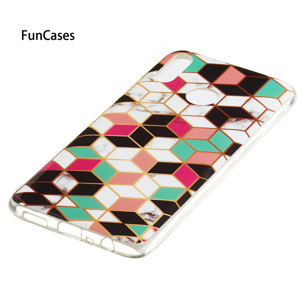 Marble Phone Case For Huawei Y9 2019 Cases Fundas Enjoy 9 Plus Stone Silicone Soft Back Cover Coque Capa | Мобильные телефоны и