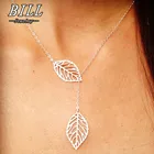 Ожерелье женское до ключиц, с золотым и серебряным покрытием