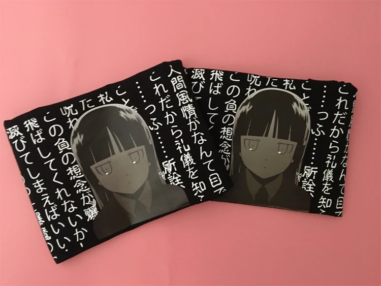 Японский Темный девушка Kawaii футболки лето Harajuku Готический аниме Графический Женский Черный Топ корейский лучший друг Женские футболки Одежда