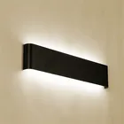 CLAITE современный минималистичный светодиодный алюминиевый светильник прикроватный светильник Настенный светильник для комнаты, ванной комнаты, зеркала, прямой креативный проход