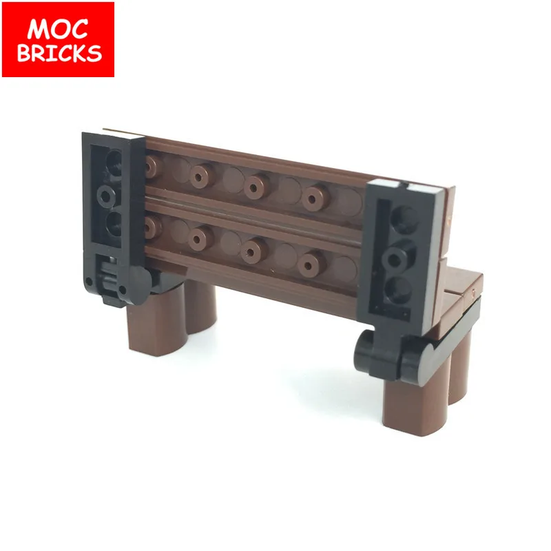 5 компл./лот кубики MOC &quotсделай сам&quot парк бурый скамья/чехлы для стульев и