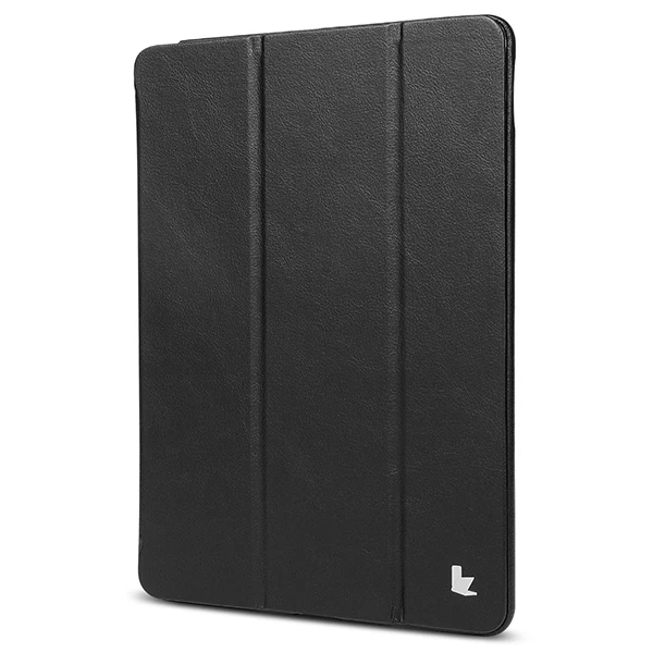 Black Jisoncase для iPad Air(3rd Gen) 10," кожаный тонкий складной Ультра легкий защитный чехол с автоматическим пробуждением/сном - Цвет: Black