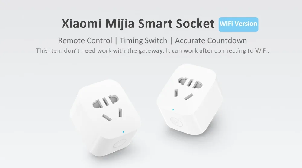 XIAOMI MIJIA Смарт Wi-Fi разъем Wi-Fi версия принять ЕС AU штекер Адаптер дистанционного управления от Xiaomi Mijia APP