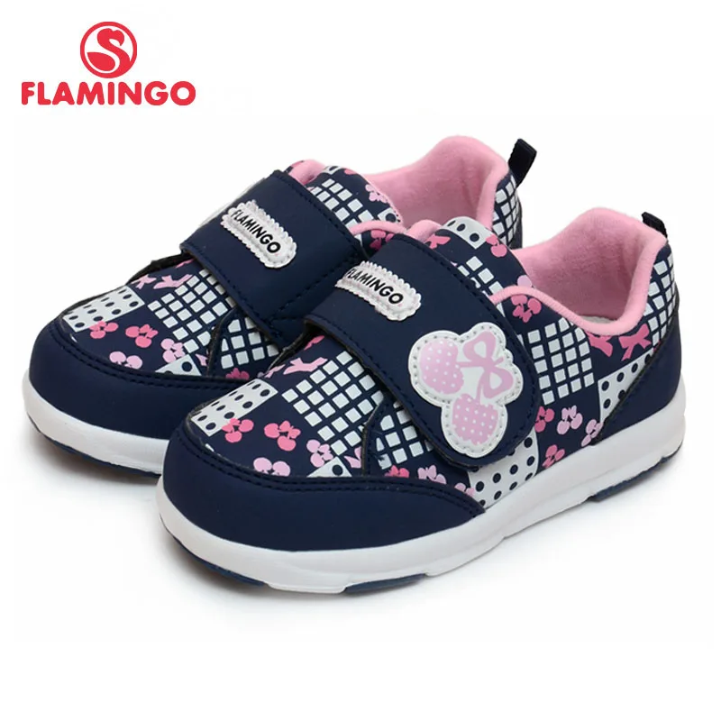 FLAMINGO Russian Famous Brand 2017 Cartoon Printing Children Shoe Hook &amp Loop Breathable Walking for Girl 61-NK101/61-NK102 | Детская