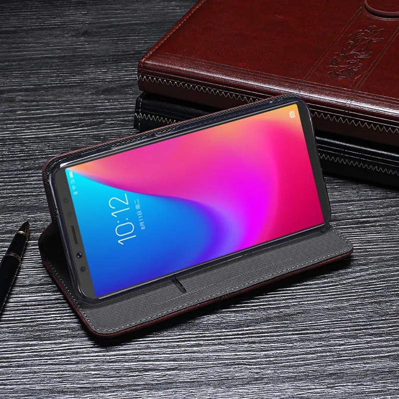 For Lenovo K5 Pro Case Cover Luxury Leather Flip L38041 Protective Phone Retro Back | Мобильные телефоны и аксессуары