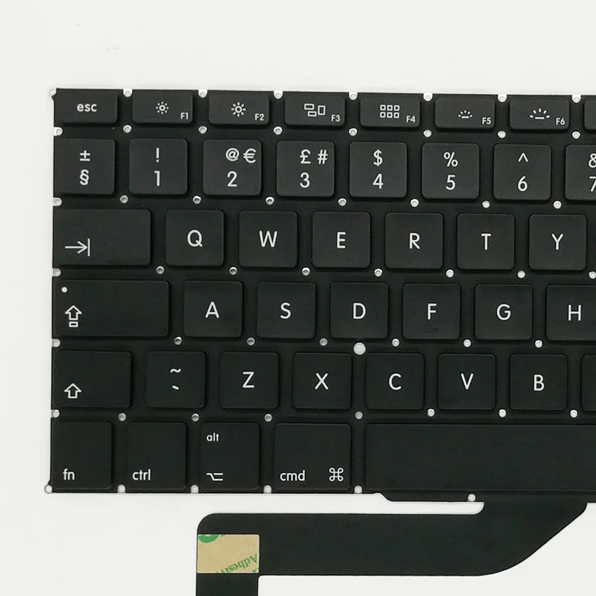 Новая клавиатура для ноутбука с подсветкой Macbook Pro Retina 15 дюймов A1398 английская