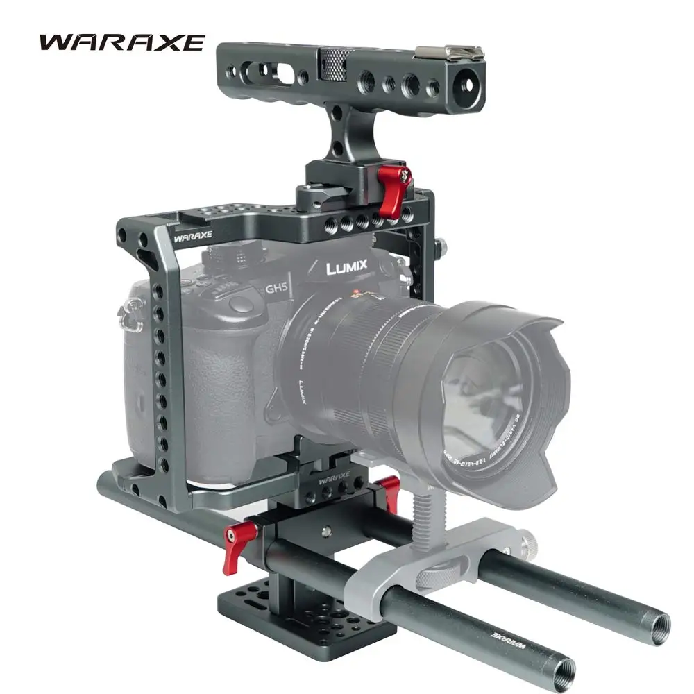 Комплект для видеокамеры WARAXE GH4 GH4S GH5 GH5S встроенная пластина QR Panasonic Lumix подходит