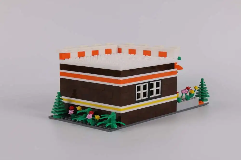 LONGDA радует высоким Совместимость Alpinia Oxyphylla Building Block игрушечный конструктор