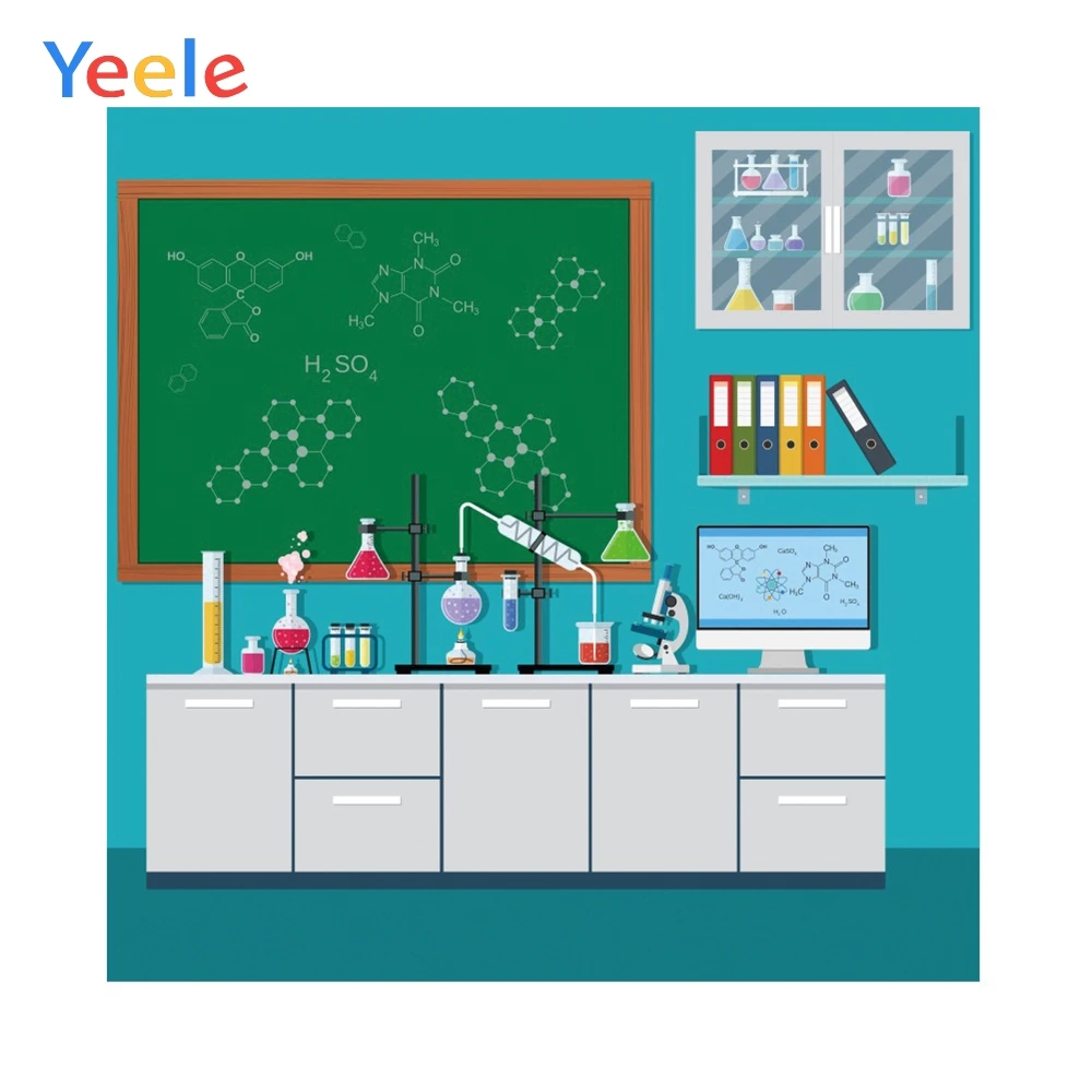 Фоны для детской вечеринки Yeele персонализированная школьная Лаборатория по
