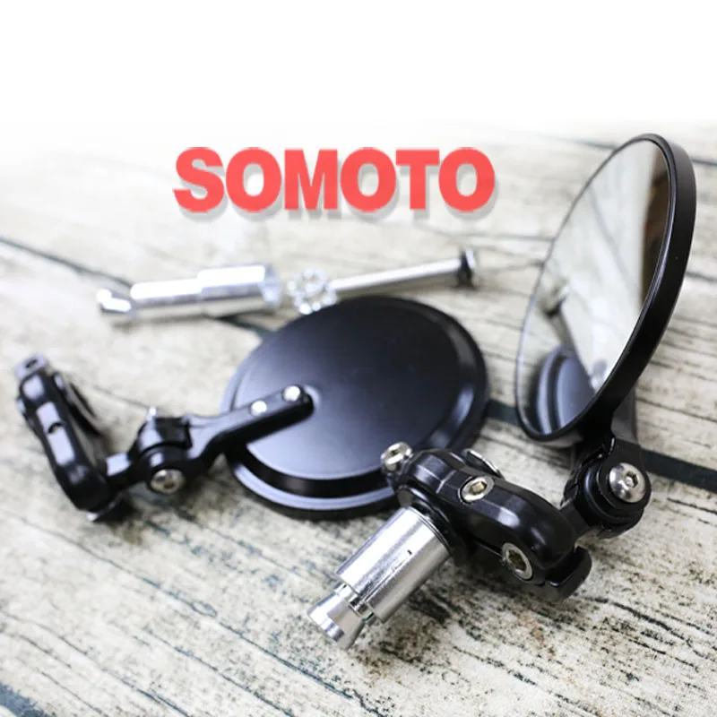 

Motorcycle handle bar Mirror Aluminum material rearview mirror suitable for 14-18mm handle bar