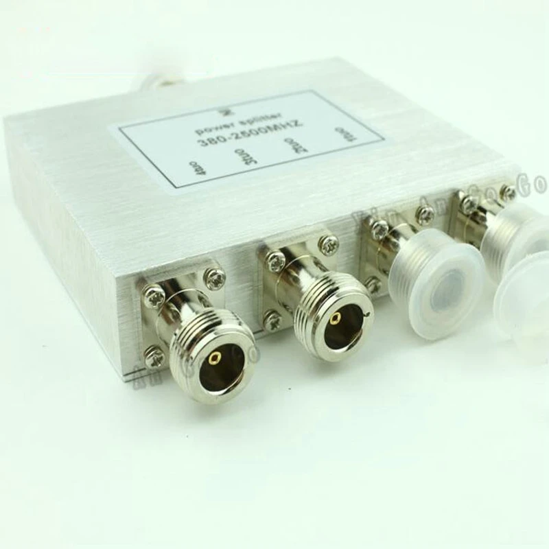 Новый 4 Way N Мощность Splitter 380 МГц ~ 2500 женский делитель сигнала кабель сплиттер