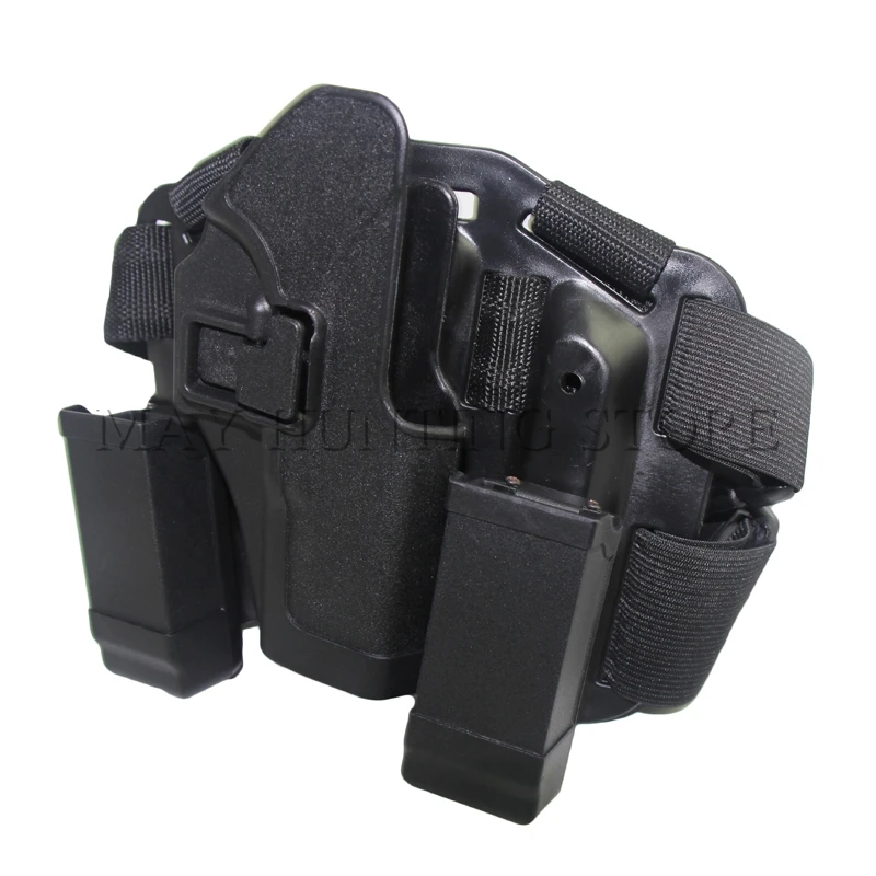 Тактический кобура GL 17 19 21 31 32 Интимные аксессуары Airsoft кобуры пистолет с подсумок Черный