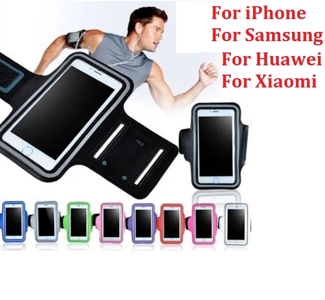 VEKINQI 500 шт. Универсальный Спорт работает повязку для iPhone X 6 7 8 samsung S9 плюс Xiaomi huawei P20