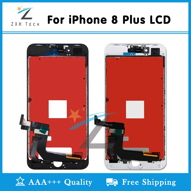 5 шт./лот доставка DHL мобильный телефон ЖК дисплей для iPhone 8 /8 plus сенсорный 3D экран